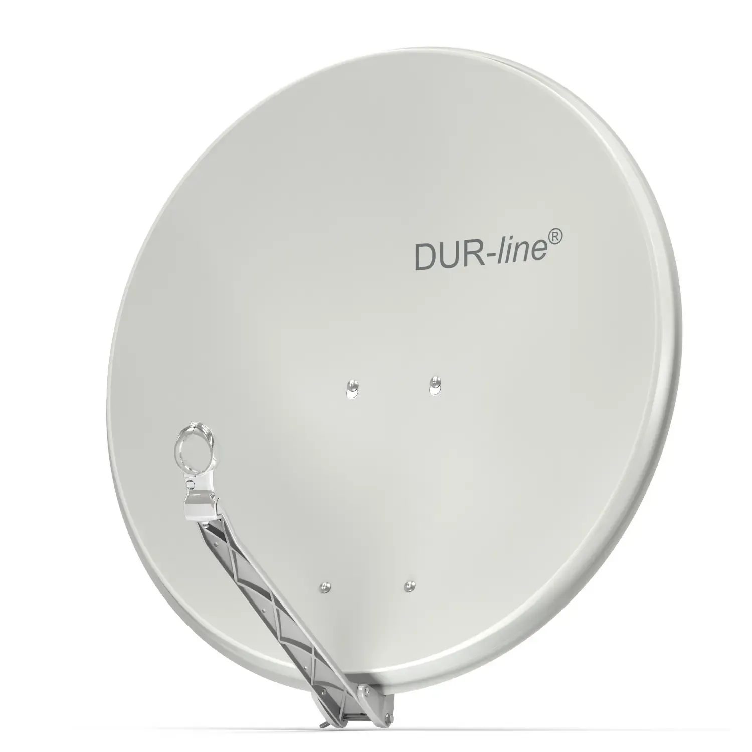 DUR-line Select 75/80 Hellgrau - Alu Sat-Reflektor