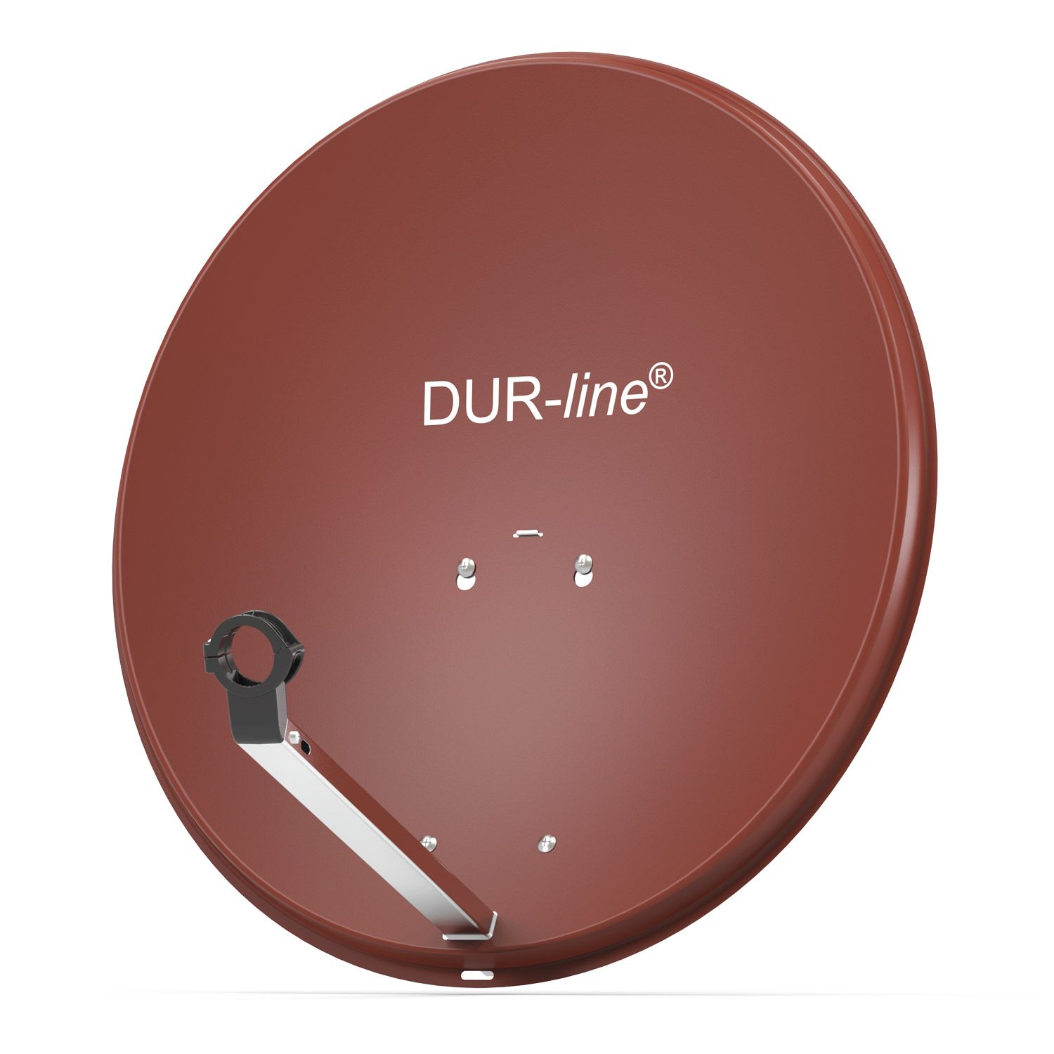 DUR-line MDA 60 Rot Alu Sat-Reflektor – perspektivische Ansicht