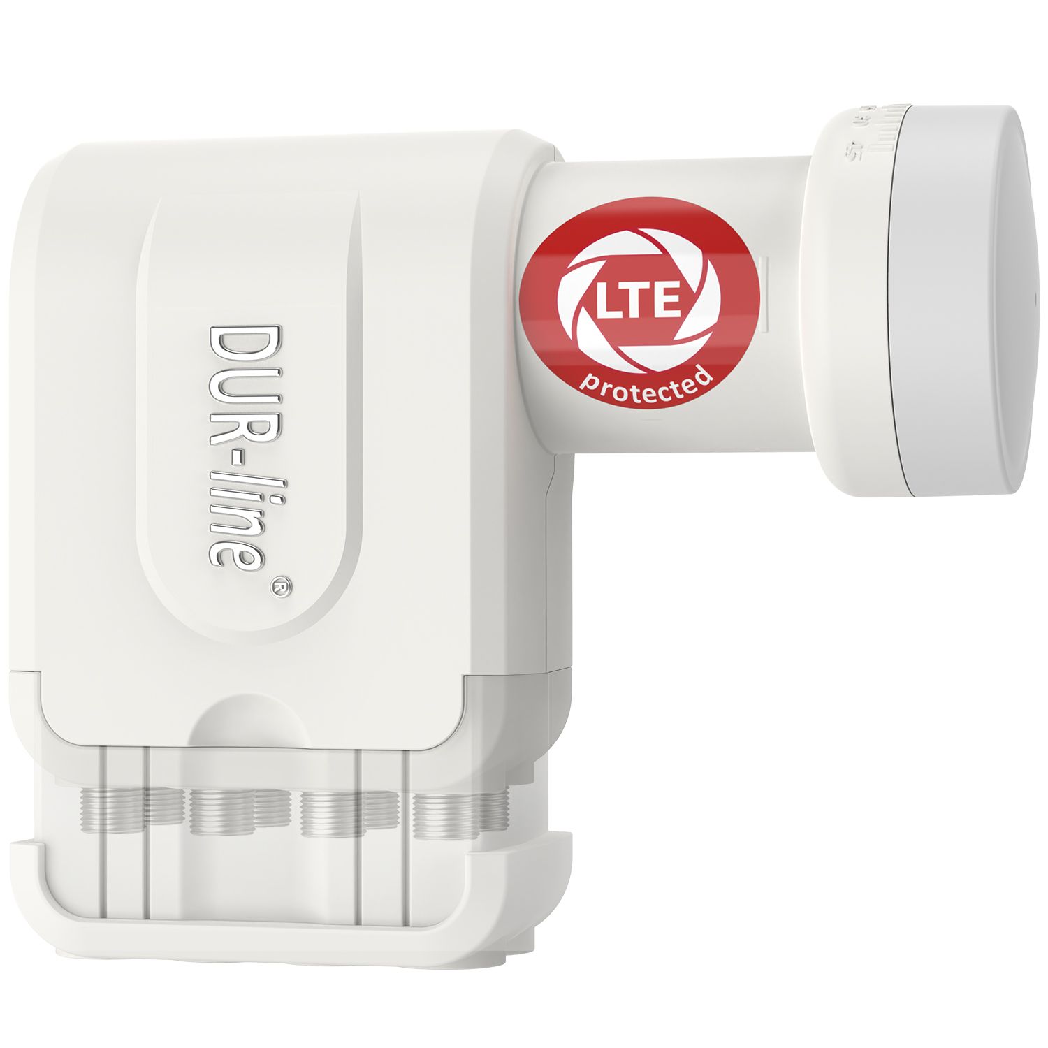 DUR-line +Ultra Octo white LNB – ausziehbarer Wetterschutz im Verlauf DUR-line +Ultra Octo white LNB – ausziehbarer Wetterschutz im Verlauf