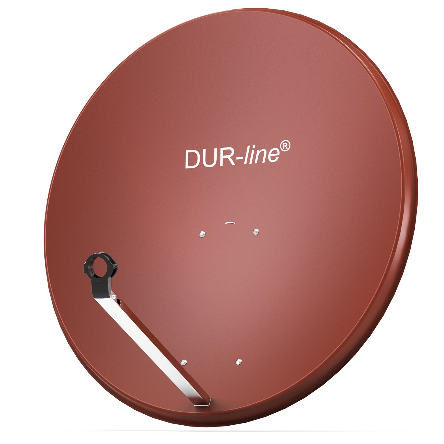 DUR-line MDA 90 Rot Alu Sat-Reflektor – Produktansicht