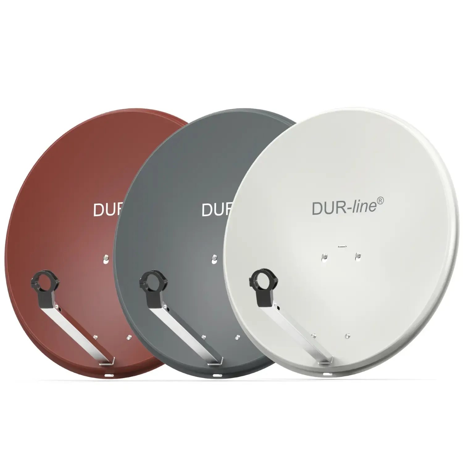 DUR-line MDA 60 Hellgrau Alu Sat-Reflektor – alle drei Farbvarianten DUR-line MDA 60 Hellgrau Alu Sat-Reflektor – alle drei Farbvarianten