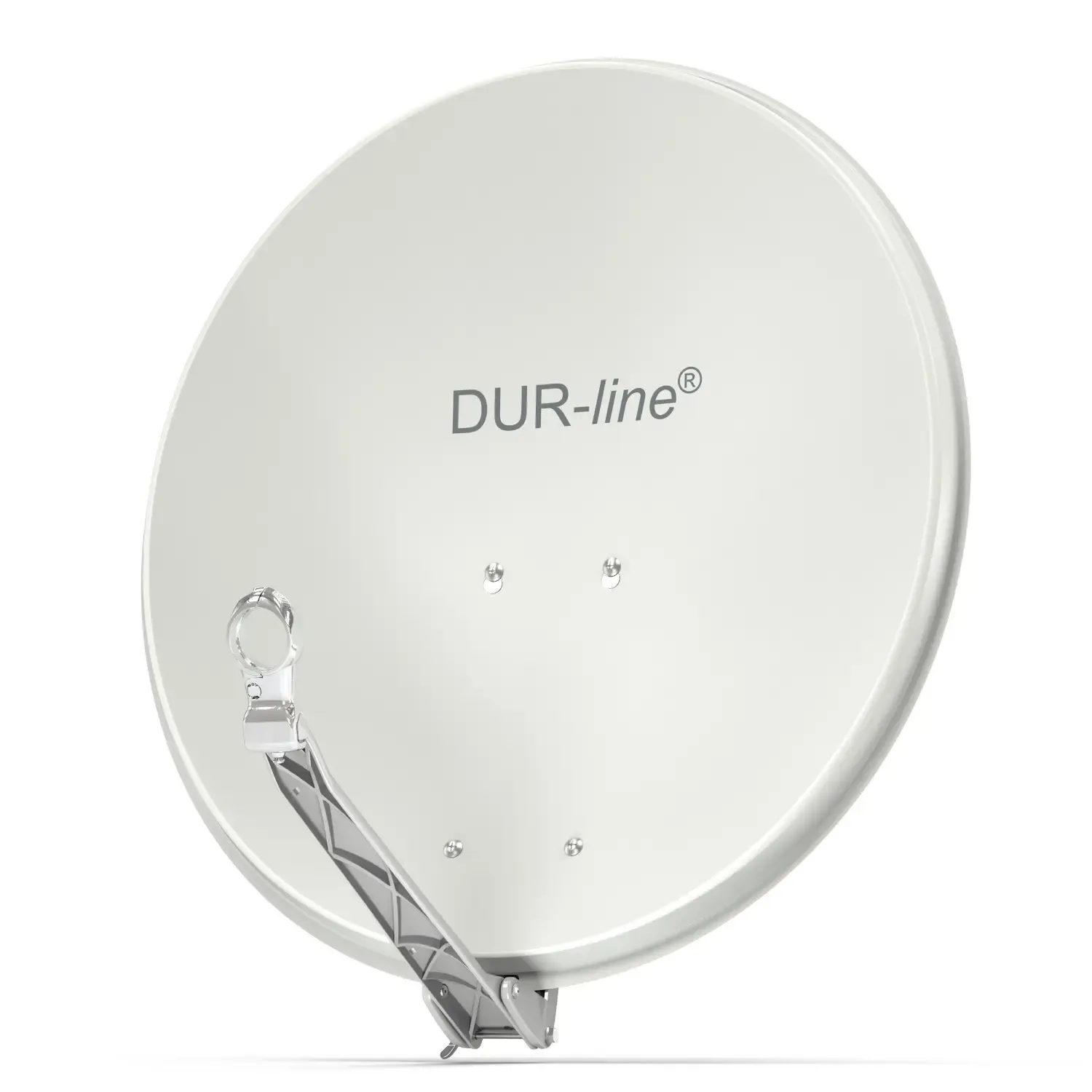 DUR-line Select 60/65 Hellgrau - Alu Sat-Reflektor