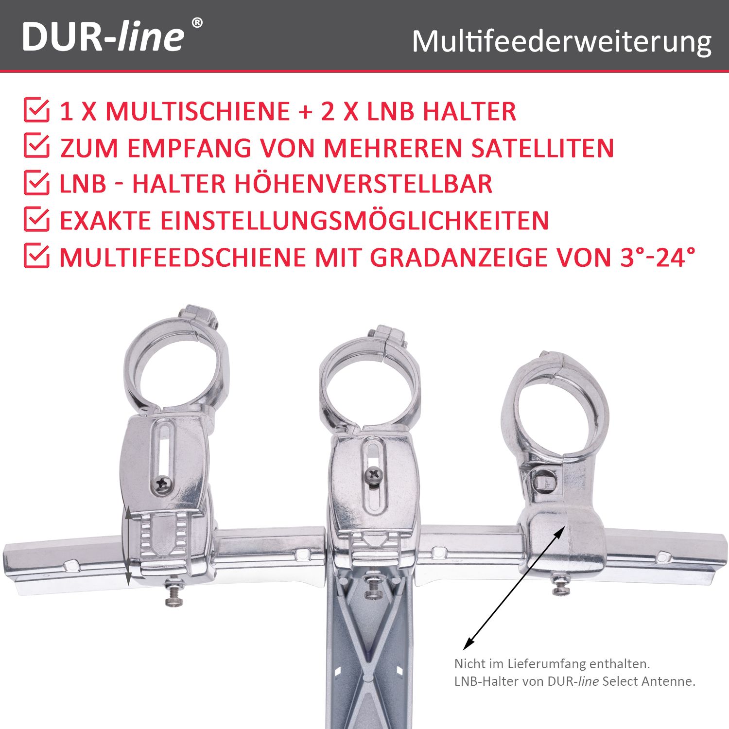 DUR-line Multi Select 2H2 - Multifeederweiterung – Produktmerkmale im Überblick