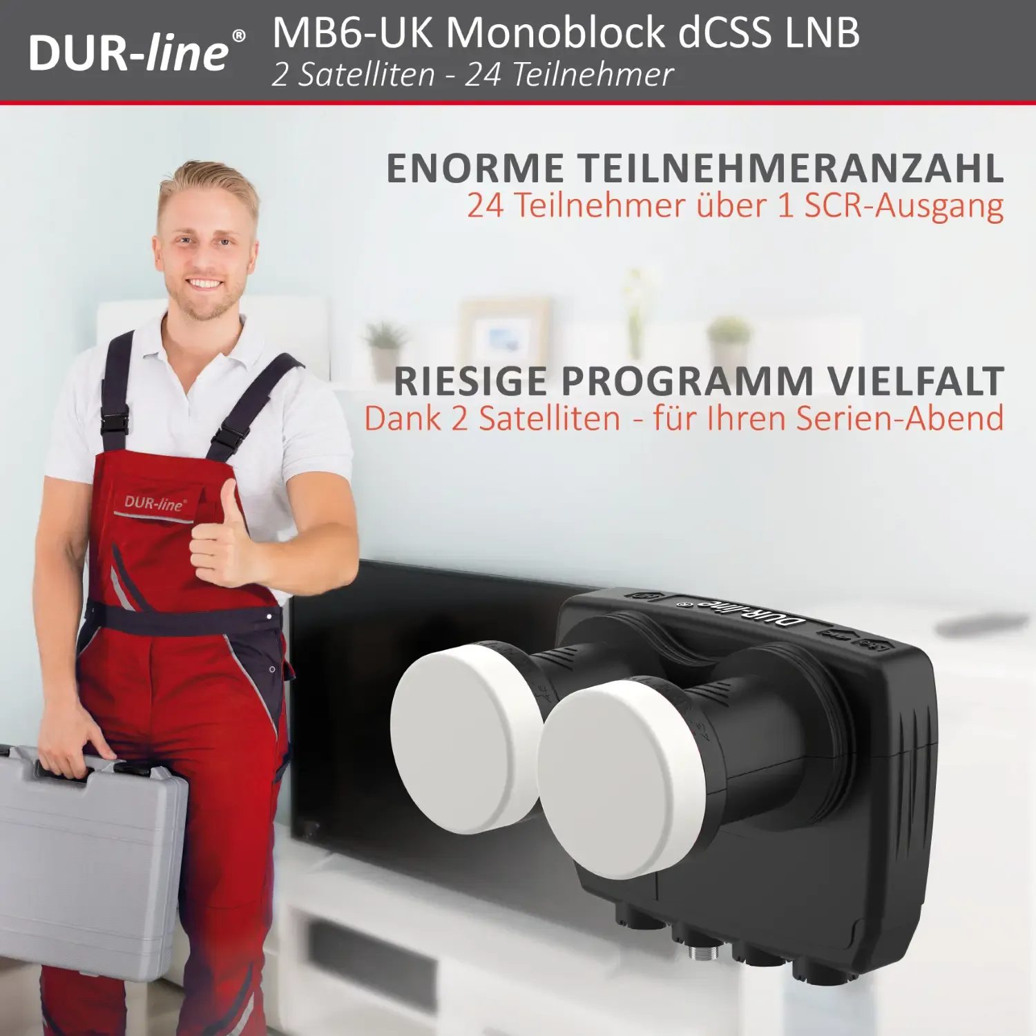 DUR-line Monoblock dCSS LNB