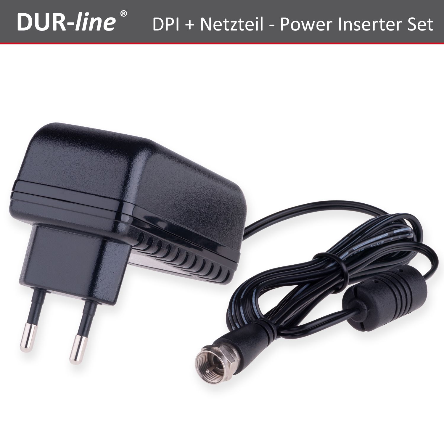DUR-line DPI + Netzteil – Steckernetzteil mit F-Stecker