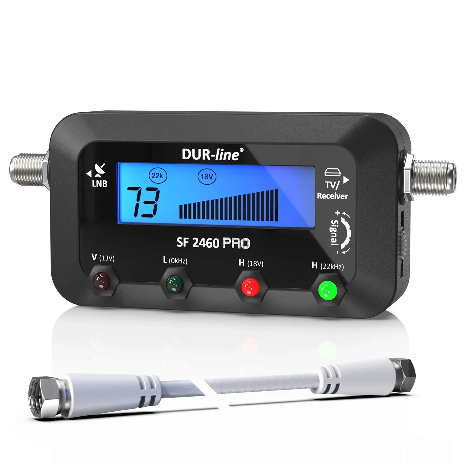 DUR-line SF 2460 Pro Satfinder – Produktansicht DUR-line SF 2460 Pro - Satfinder