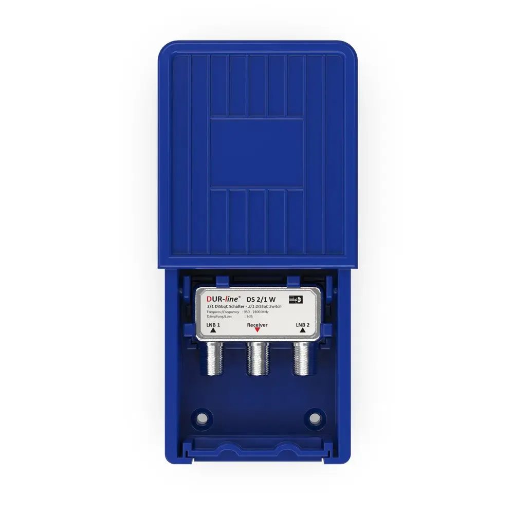 DUR-line DS 2/1 W DiSEqC-Schalter – Draufsicht