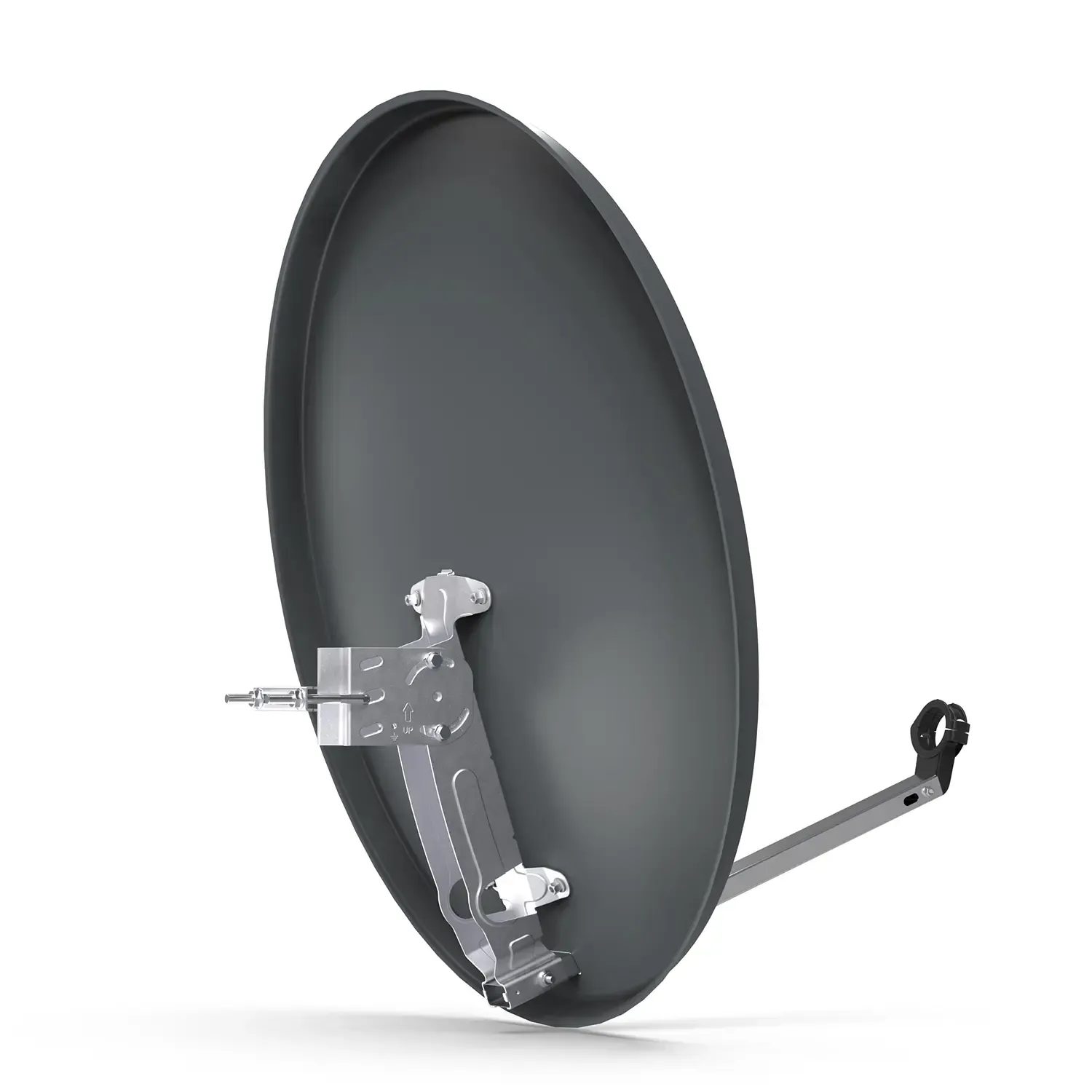 DUR-line MDA 60 Anthrazit Alu Sat-Reflektor – Rückansicht