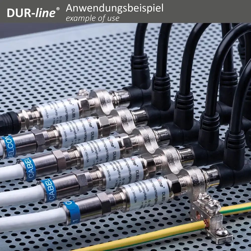DUR-line DEB 1 Guss Erdungsblock – Anwendungsbeispiel im Einsatz